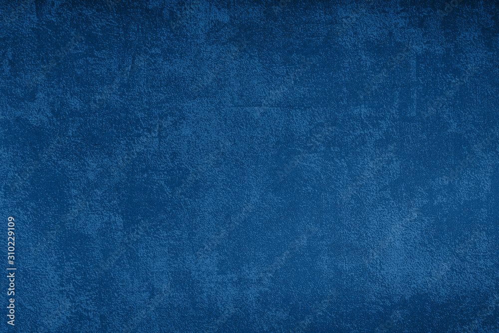Grunge blue texture background, classic blue color 2020