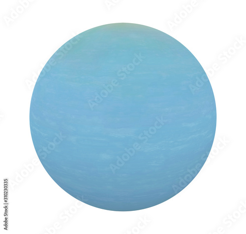 Canvas Print Planet Uranus Isolated