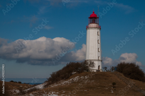 postcard picture lighthouse Hiddensee