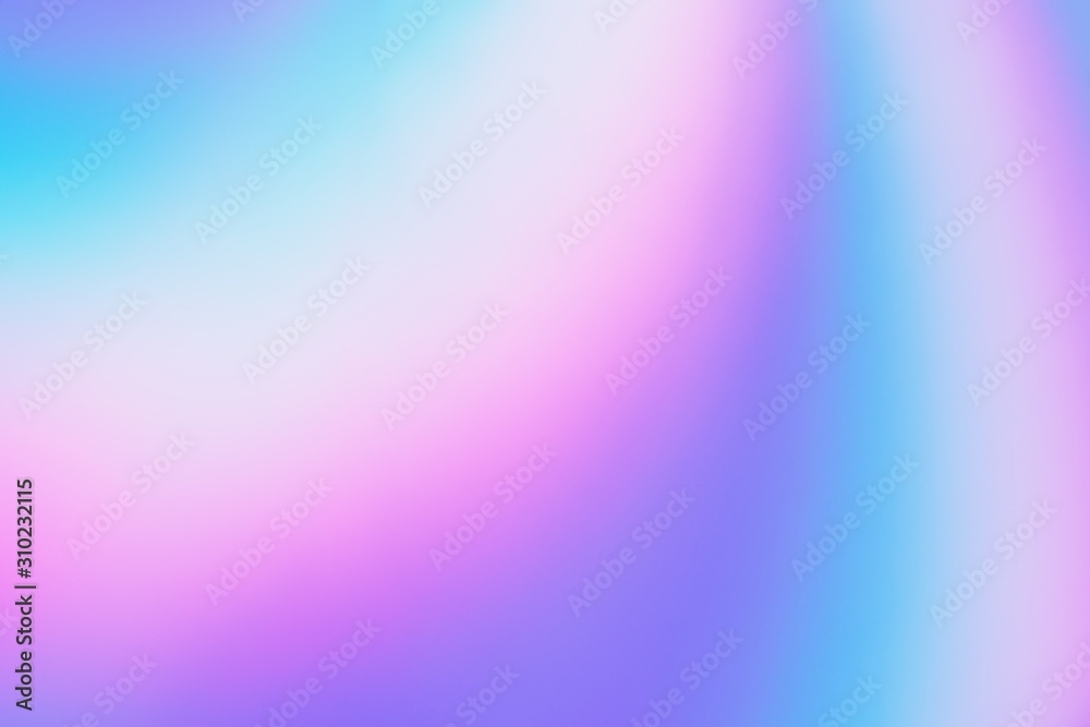 Multicolored violet-blue  gradient abstract background - hologram - obrazy, fototapety, plakaty 