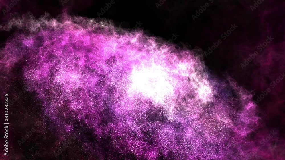Multicolored cloud of microparticles in motion on black background HD 1920x1080 Multicolored cloud of microparticles in motion on black background HD 1920x1080