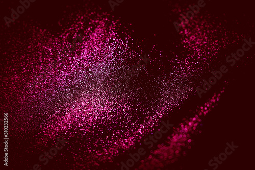 Glitter pink background. Abstract shimmering pink, fuchsia backdrop