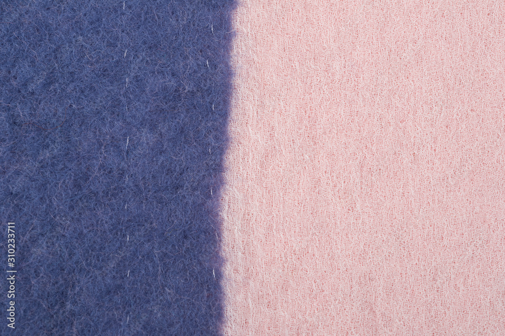 Fototapeta premium Wool handmade textile, felt abstract texture background.