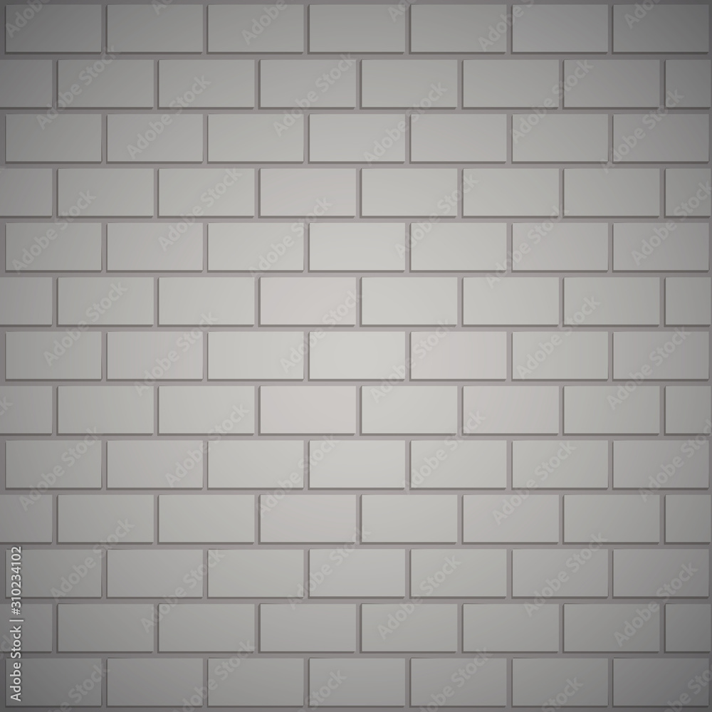 Fototapeta premium vector background gray brick wall
