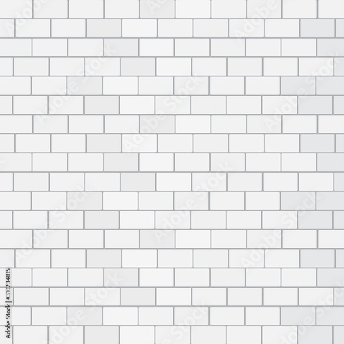 gray brick wall texture and background vector