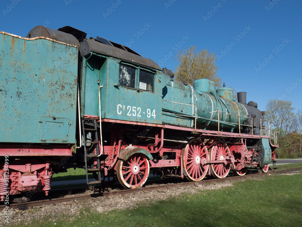 Vieille locomotive - Estonie