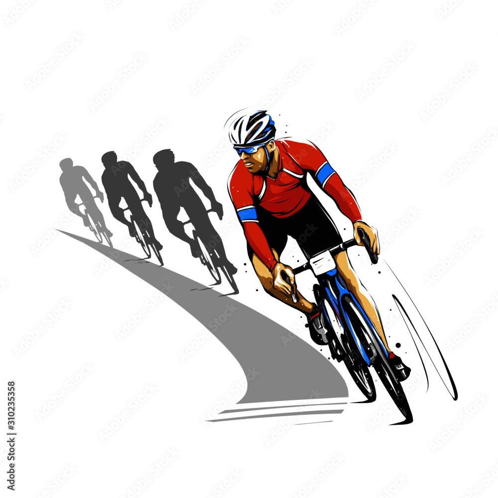 Obraz premium cycling race