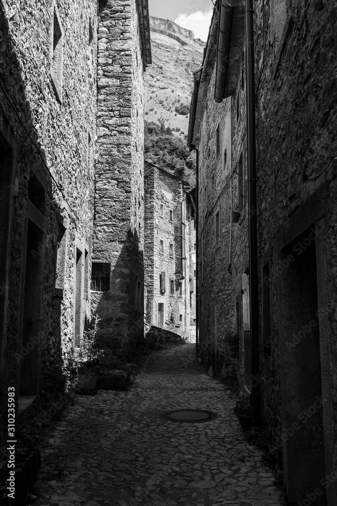 The village of Casso in the Cellina valley The village of Casso in the Cellina valley