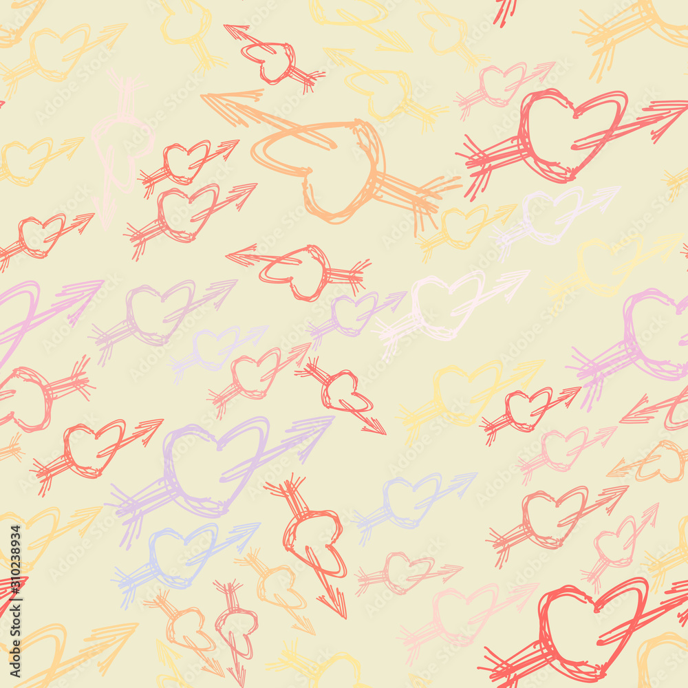Fototapeta premium Abstract, decorative, illustrations, pattern for design texture & background.