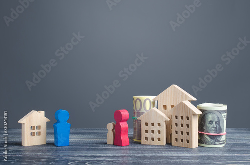 Wife takes most of marital property from her husband. Unfair division after divorce. Conflict resolution, legal services assistance. rights Infringement. Dispute over finance, real estate assets