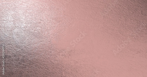 Rose gold foil background. Gold texture 3D rendering image 3D rendering