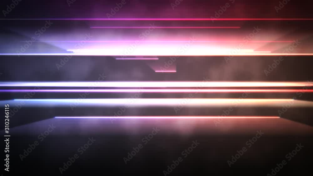Motion colorful neon lines abstract background. Elegant and luxury dynamic club style template