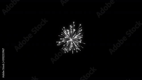 GreenFireworks with Alpha Channel(Transparent Background) 4k 30 Fps 