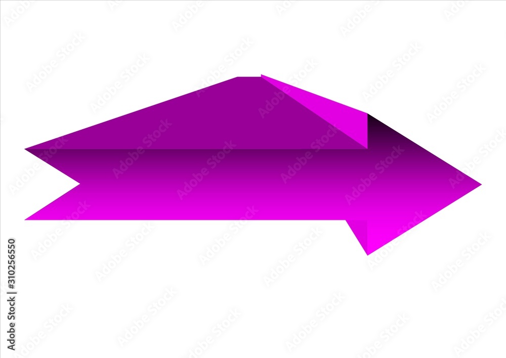 Freccia fucsia 3d n.2 Freccia fucsia 3d n.2