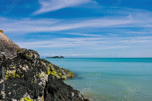 sea and blue sky