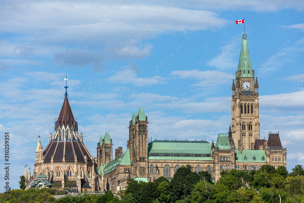Parliament buildings in Ottawa Ontario Canada