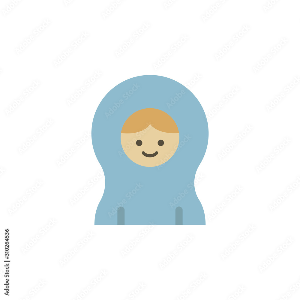 Eskimos color icon. Elements of winter wonderland multi colored icons. Premium quality graphic design icon on white background Eskimos color icon. Elements of winter wonderland multi colored icons. Premium quality graphic design icon on white background