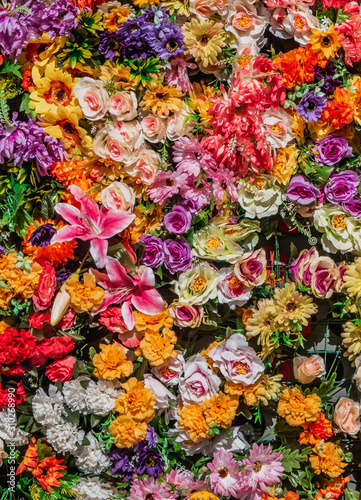 Beautiful colorful flowers in Portugal © jcantagalli
