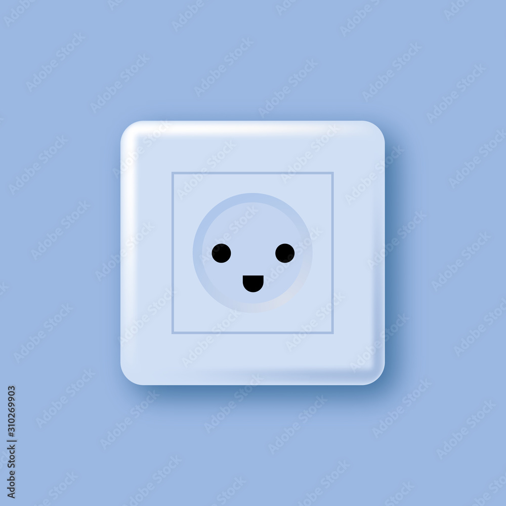 Danish Wall Socket, Socket Switch Plug Base, Danish Style Plug Panel