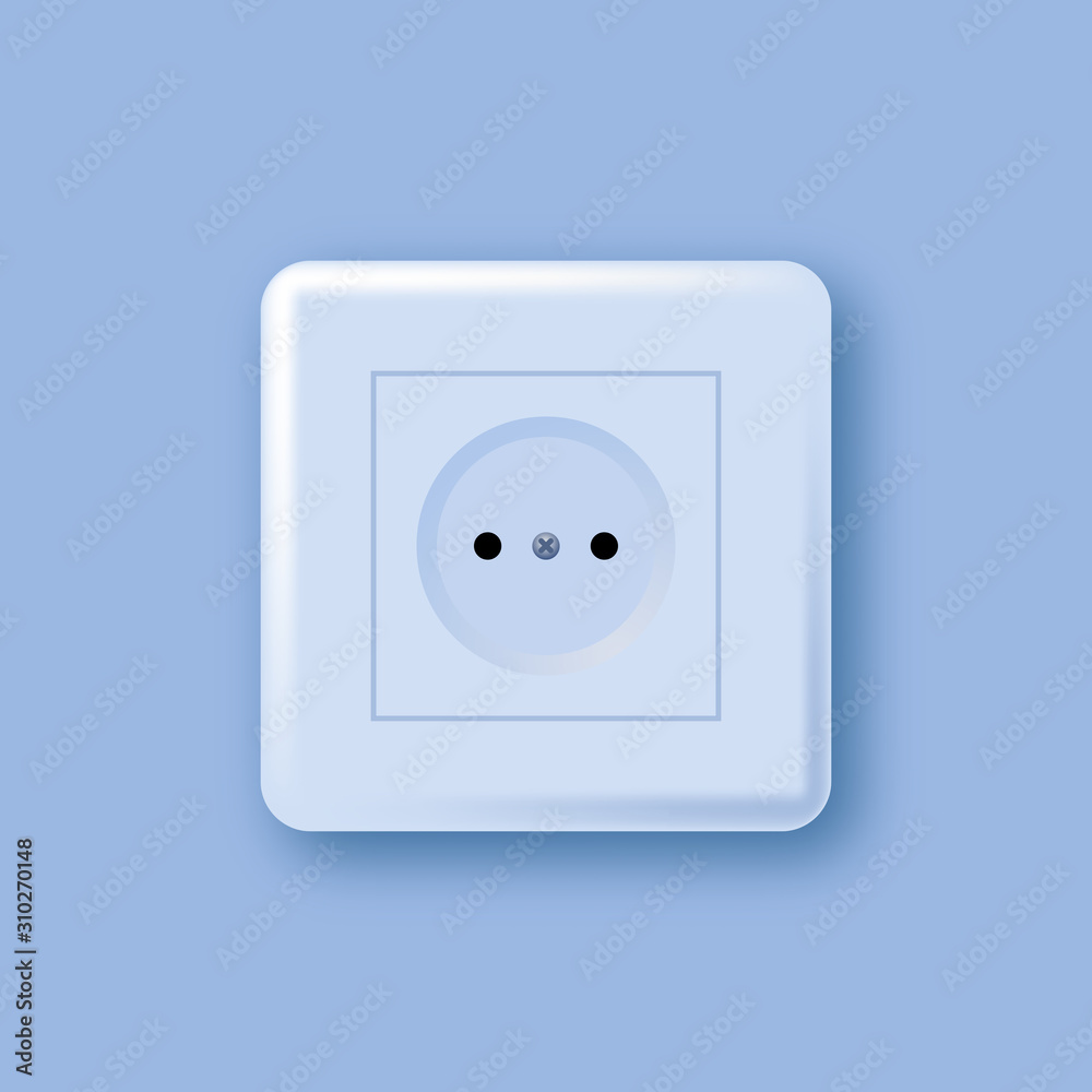 European Wall Socket, Socket Switch Plug Base, European Style Plug Panel, Type C. Power outlet European Wall Socket, Socket Switch Plug Base, European Style Plug Panel, Type C. Power outlet