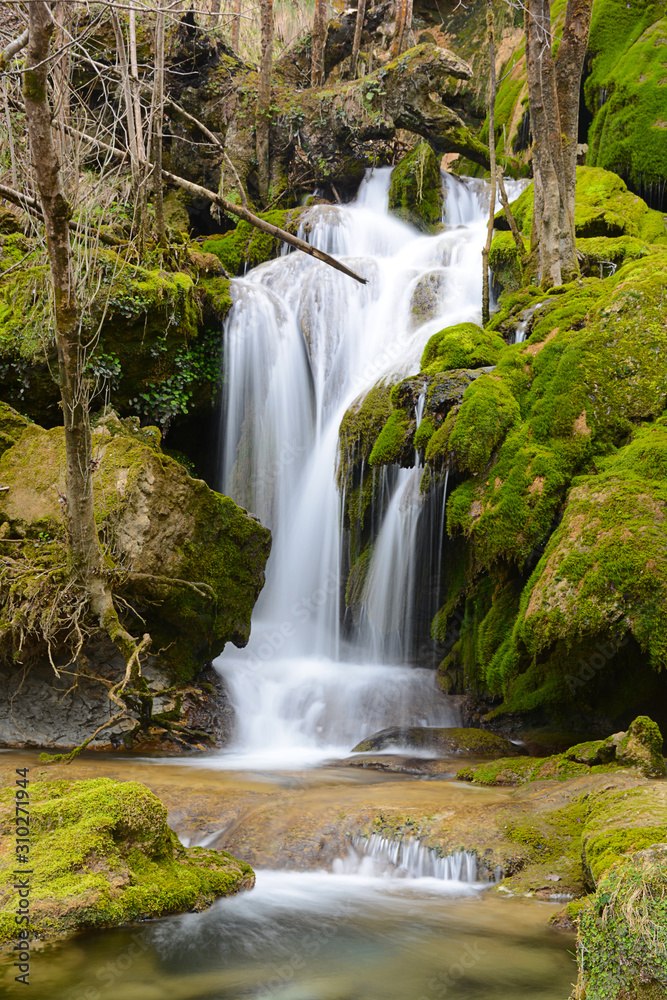 Naklejka premium La Tobería - Agua,. Ríos, Cascadas, - Andoin (Álava).