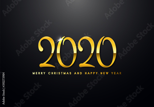 Obraz na płótnie Merry Christmas and Happy New Year Backgorund w salonie