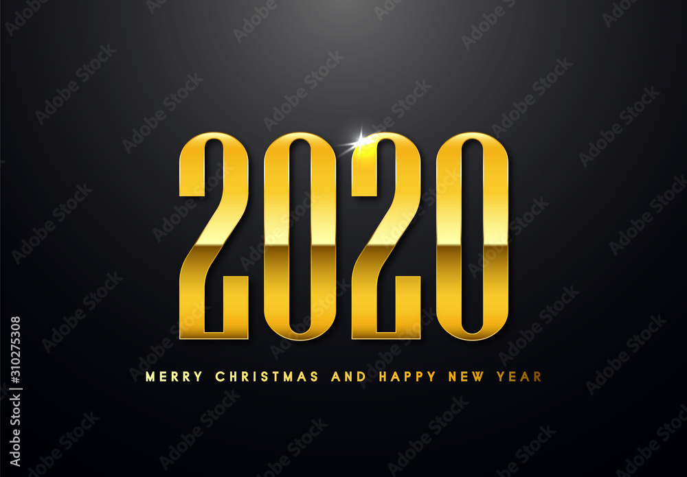 Merry Christmas and Happy New Year Backgorund