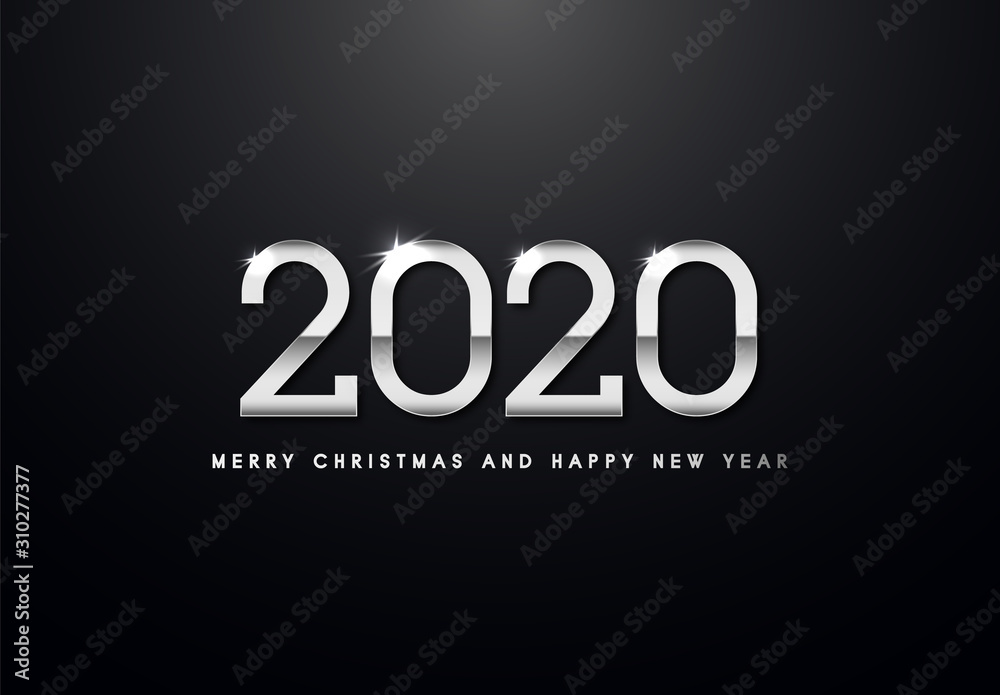 Merry Christmas and Happy New Year Backgorund