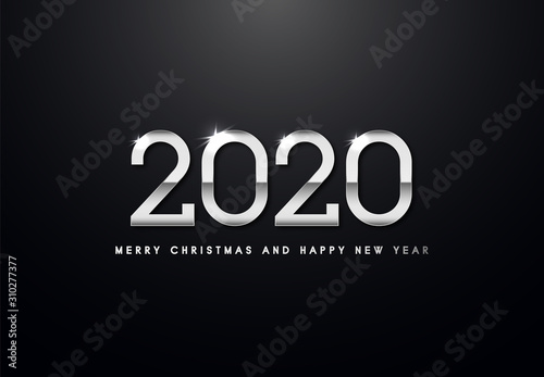 Obraz na płótnie Merry Christmas and Happy New Year Backgorund w salonie