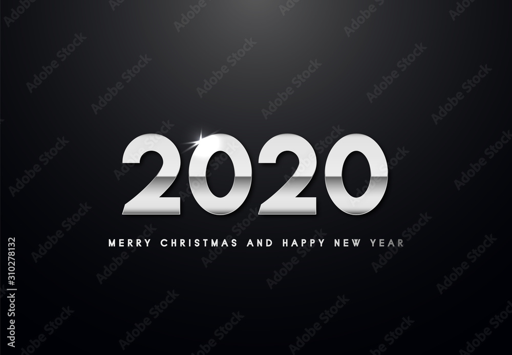 Merry Christmas and Happy New Year Backgorund