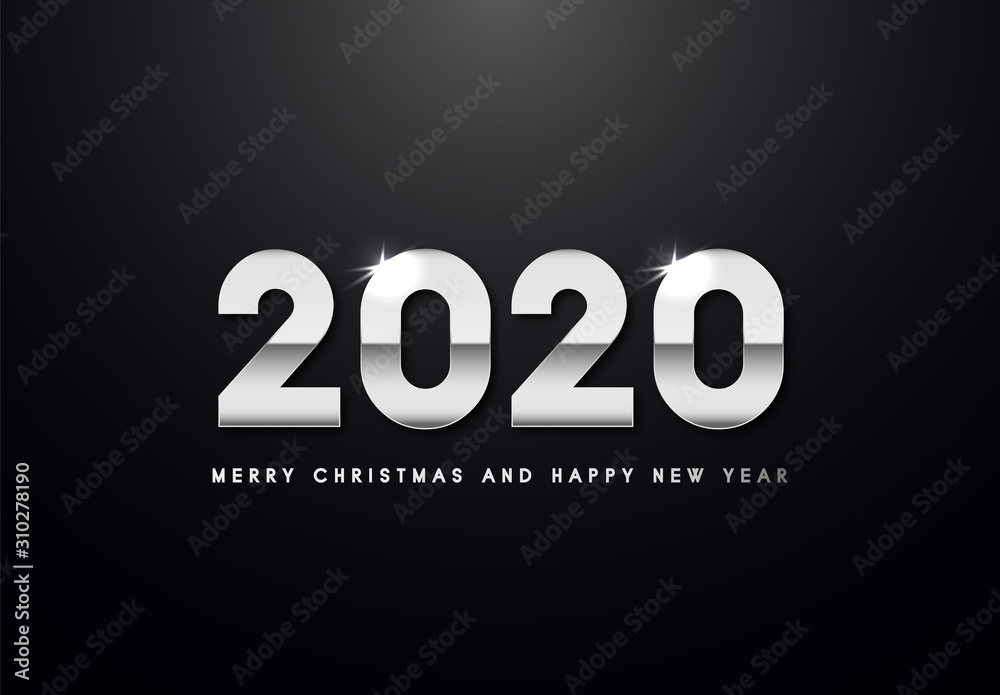 Merry Christmas and Happy New Year Backgorund