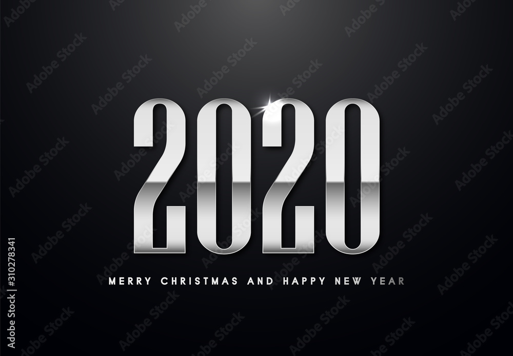 Merry Christmas and Happy New Year Backgorund