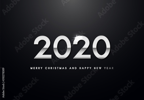 Obraz na płótnie Merry Christmas and Happy New Year Backgorund w salonie