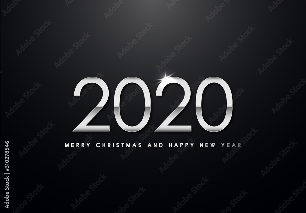 Merry Christmas and Happy New Year Backgorund