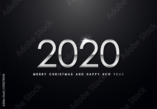 Obraz na płótnie Merry Christmas and Happy New Year Backgorund w salonie