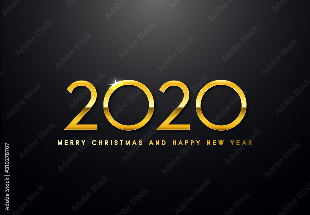 Merry Christmas and Happy New Year Backgorund