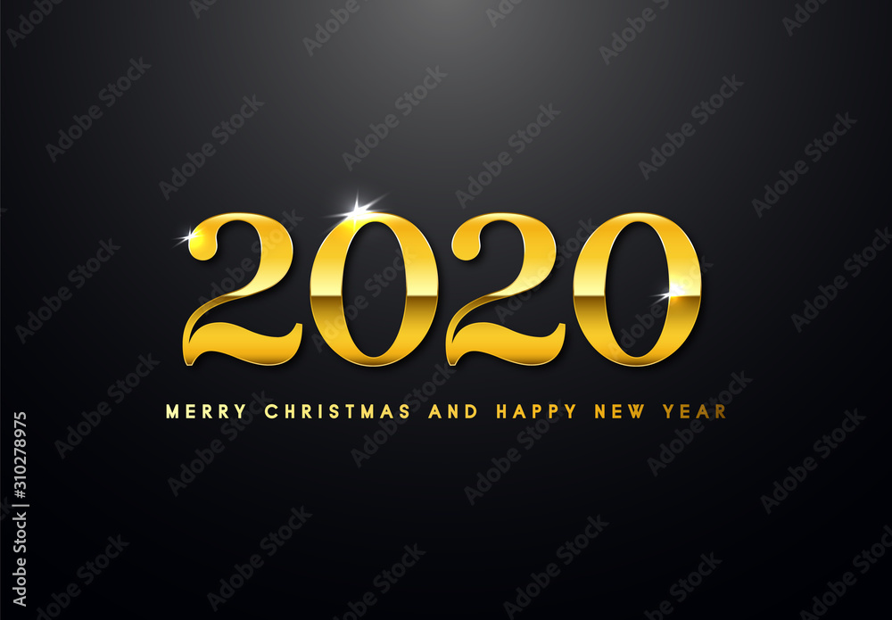 Merry Christmas and Happy New Year Backgorund