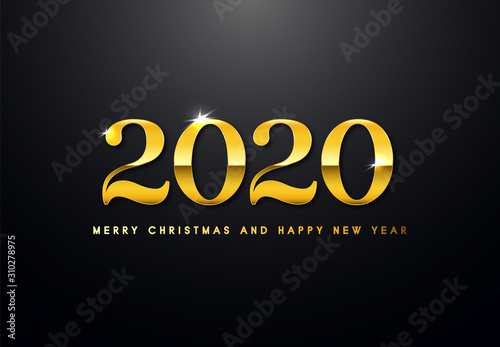 Obraz na płótnie Merry Christmas and Happy New Year Backgorund w salonie