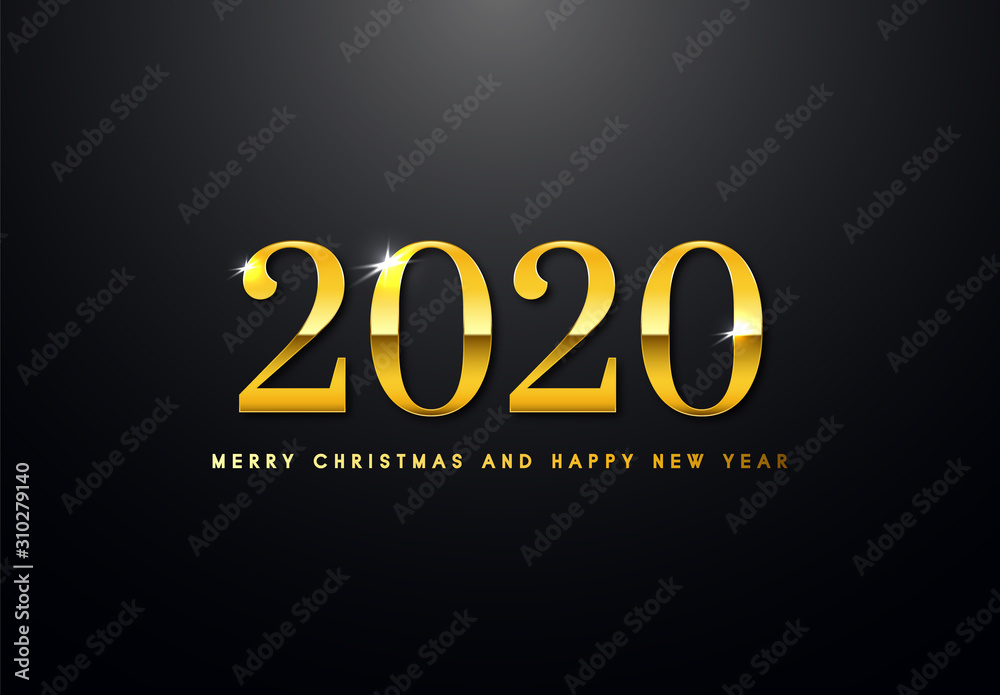 Merry Christmas and Happy New Year Backgorund