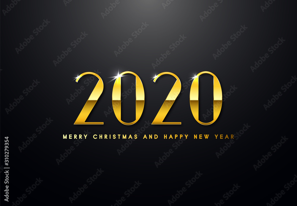 Merry Christmas and Happy New Year Backgorund