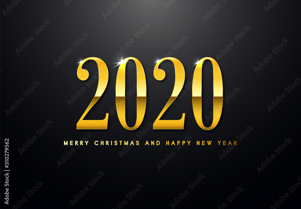 Merry Christmas and Happy New Year Backgorund