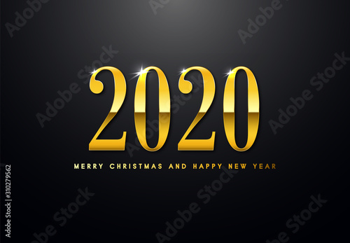 Obraz na płótnie Merry Christmas and Happy New Year Backgorund w salonie