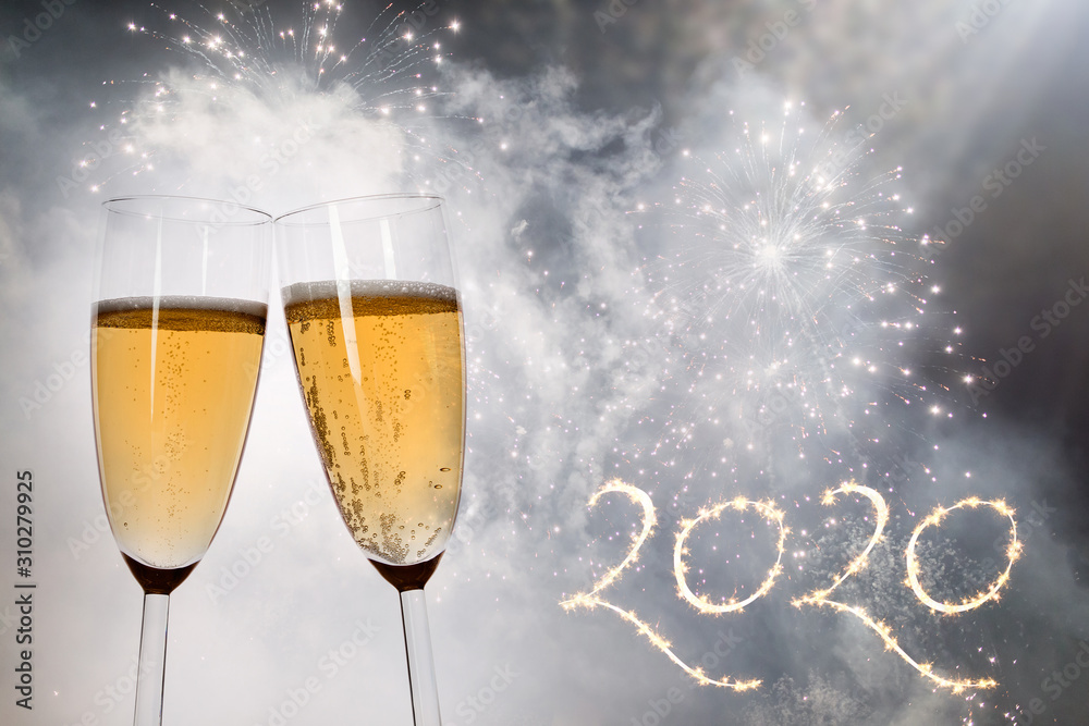 2020 happy new year background with fireworks 2020 happy new year background with fireworks