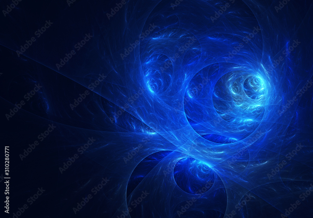 Abstract color dynamic background with lighting effect. Fractal art