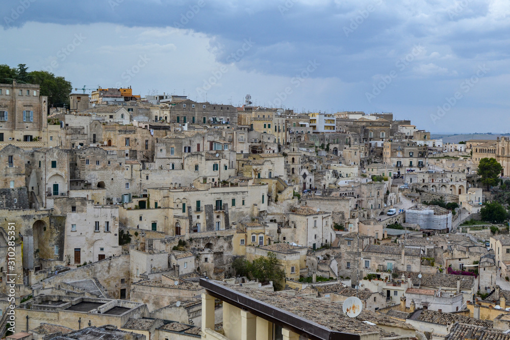 Vista panoramica Matera Basilicata Italia