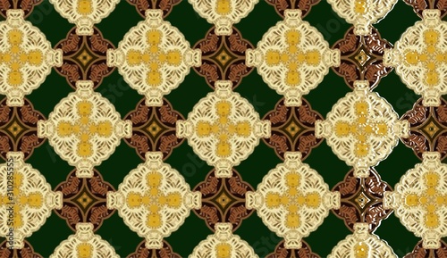 Vector Background of Batik Pattern , Batik Indonesian is a technique of wax-resist dyeing applied to whole cloth, or cloth made using this technique originated from Indonesia