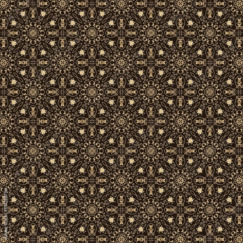 Vector Background of Batik Pattern , Batik Indonesian is a technique of wax-resist dyeing applied to whole cloth, or cloth made using this technique originated from Indonesia