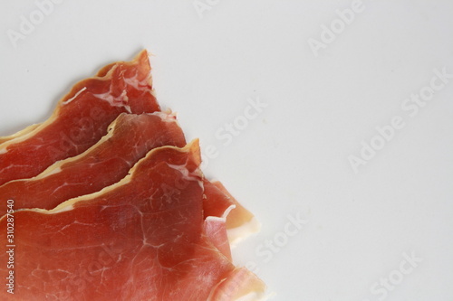 slices of serrano ham