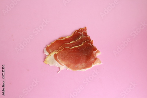 slices of serrano ham