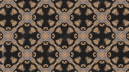 Vector Background of Batik Pattern , Batik Indonesian is a technique of wax-resist dyeing applied to whole cloth, or cloth made using this technique originated from Indonesia